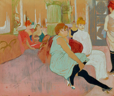 In the Salon at the Rue des Moulins, 1894