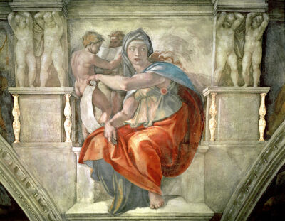 Sistine Chapel Ceiling: Delphic Sibyl