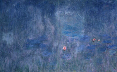 Waterlilies: Reflections of Trees, detail, 1915