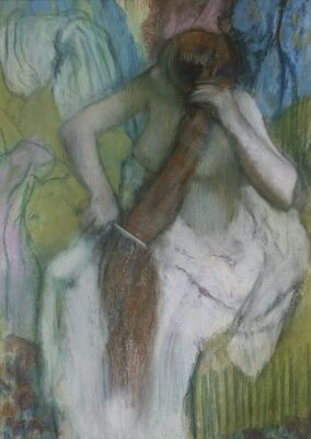 Woman Combing her Hair 1887