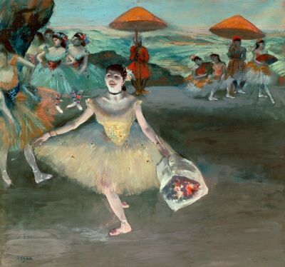 Dancer with bouquet 1877