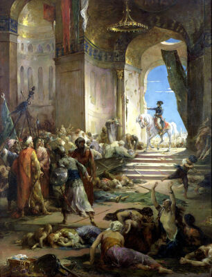 Napoleon Bonaparte in the Grand Mosque at Cairo