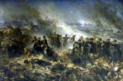 The Gervais Battery at the Siege of Sebastopol 1855