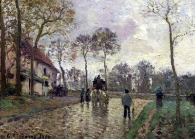 The Coach to Louveciennes 1870