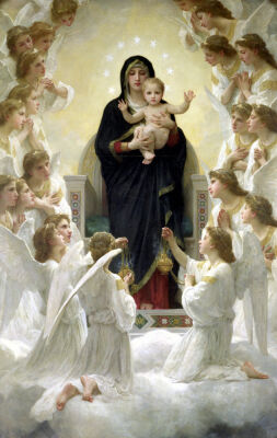 The Virgin with Angels 1900