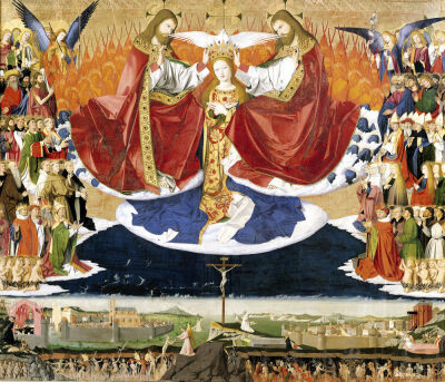 The Coronation of the Virgin completed 1453