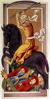 Death tarot card from the Gringonneur pack Italian