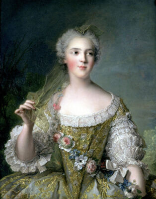 Portrait of Madame Sophie daughter of Louis XV at Fontevrault 1748