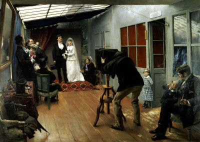 Wedding at the Photographer's 1878