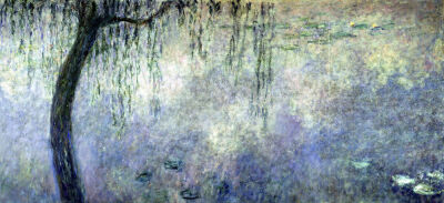 Waterlilies - Two Weeping Willows 1914