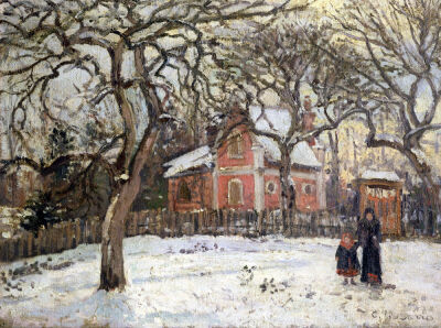 Chestnut Trees at Louveciennes c.1871