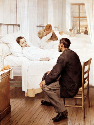 Visiting Day at the Hospital 1889