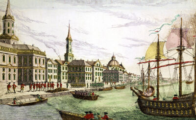 Disembarking of the English Troops at New York 1776