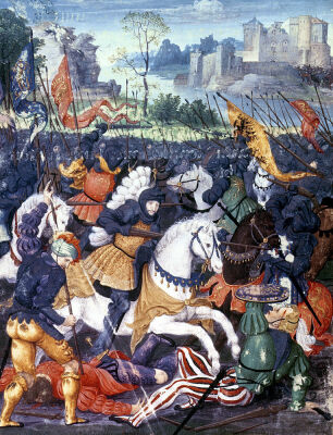 Francois I at the Battle of Marignano 1515