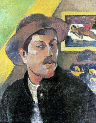 Self Portrait in a Hat 1893