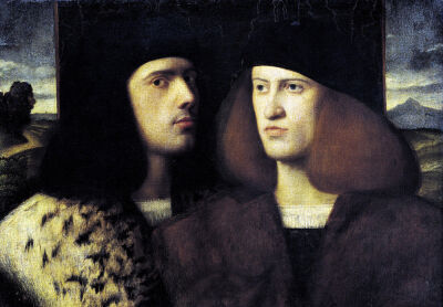 Portrait of Two Young Men