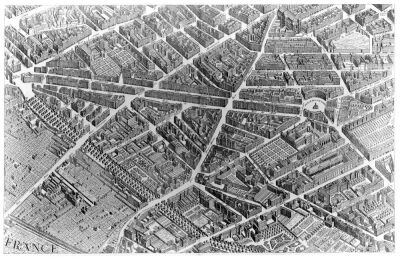 Plan of Paris 'Plan de Turgot' 1734