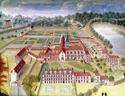 General View of the Abbey from 'l'Abbaye de Port-Royal' c.1710