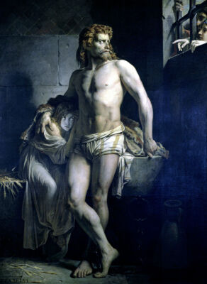 A Gaul and his Daughter Imprisoned in Rome 1847