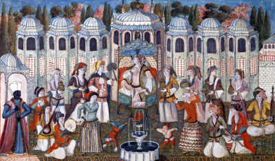 Feast for the Valide Sultana with the presence of Madame Girardin