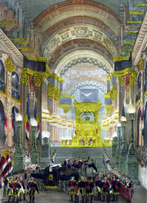 The Arrival of Napoleon's Ashes at L'Eglise des Invalides 1840