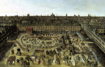 The Place Royale and the Carrousel in 1612