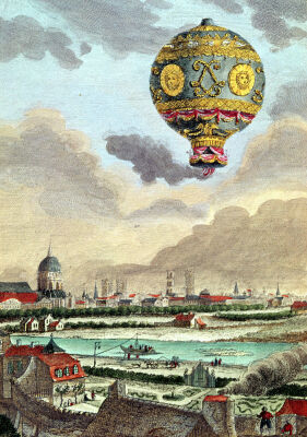 View from the terrace of Monsieur Franklin at Passy