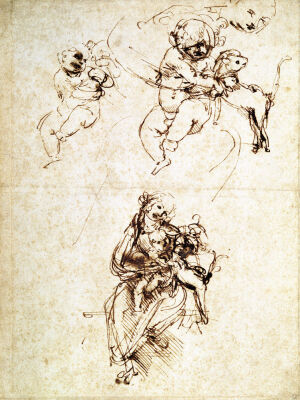 Study for the Virgin and Child with a Cat