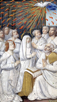Pentecost from 'Heures a l'Usage de Rome'