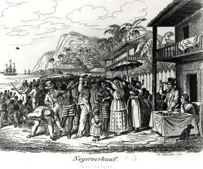 Slave Market in Martinique