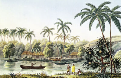 Village of Matavae Tahiti