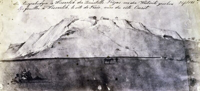 View of the Troy excavations seen from the West