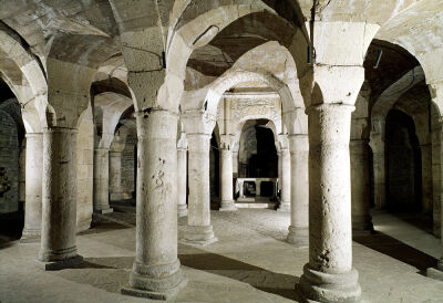 View of the crypt