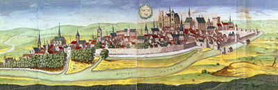 View of Bourges and the University Capital of Berry 1646