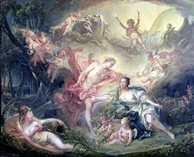 Apollo Revealing his Divinity to the Shepherdess Isse 1750