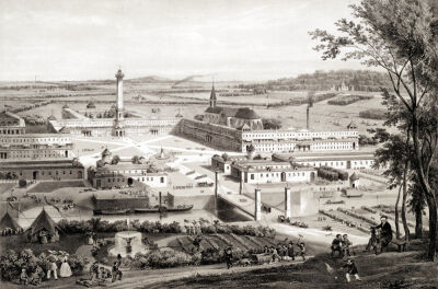 View of a French Phalanstery