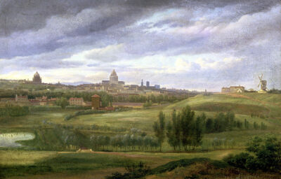 View of Paris from Butte aux Cailles Gentilly