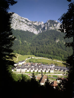 View of the monastery complex