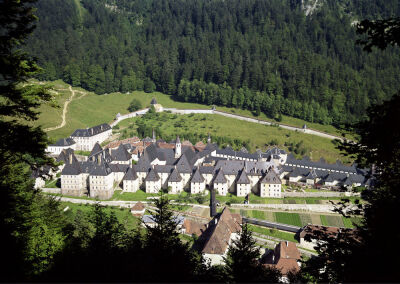 View of the monastery complex