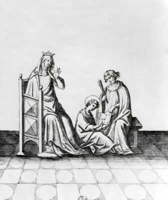 Blanche de Castille Queen of France and her Son Louis