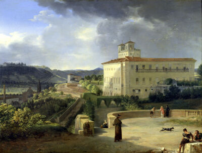 View of the Villa Medici Rome 1813