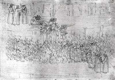Purgatory from 'The Divine Comedy'  c.1480