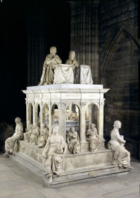 View of the Tomb of Louis XII and Anne of Brittany