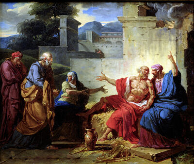 Job Being Scolded by his Wife c.1790