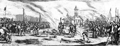 The Stake plate 13 'The Miseries and Misfortunes of War'