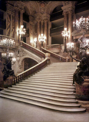 The Grand Staircase of the Opera-Garnier 1860