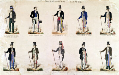 Costumes of various professions 'Le Compagnonnage Illustre'
