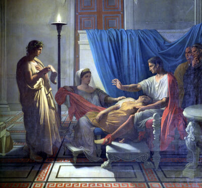 Virgil Reading the Aeneid to Livia Octavia and Augustus c.1812