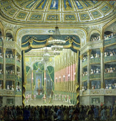 View of the Stage of the Paris Opera Rue Richelieu Paris