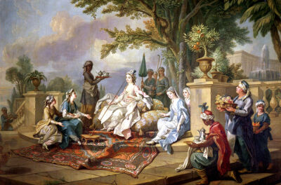 The Sultana Served by her Eunuchs